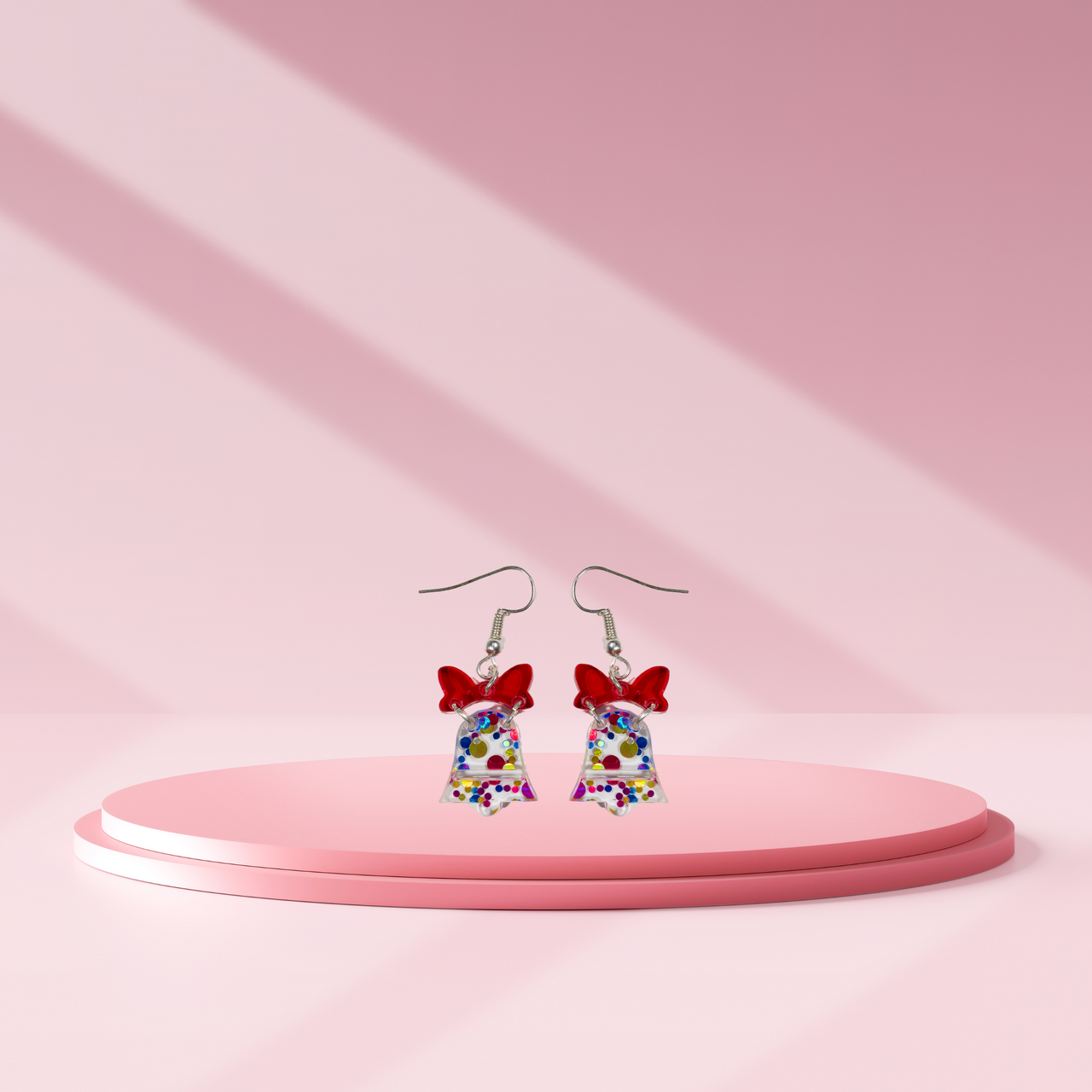 Confetti Bell Earrings - Unicorn Fart Productions