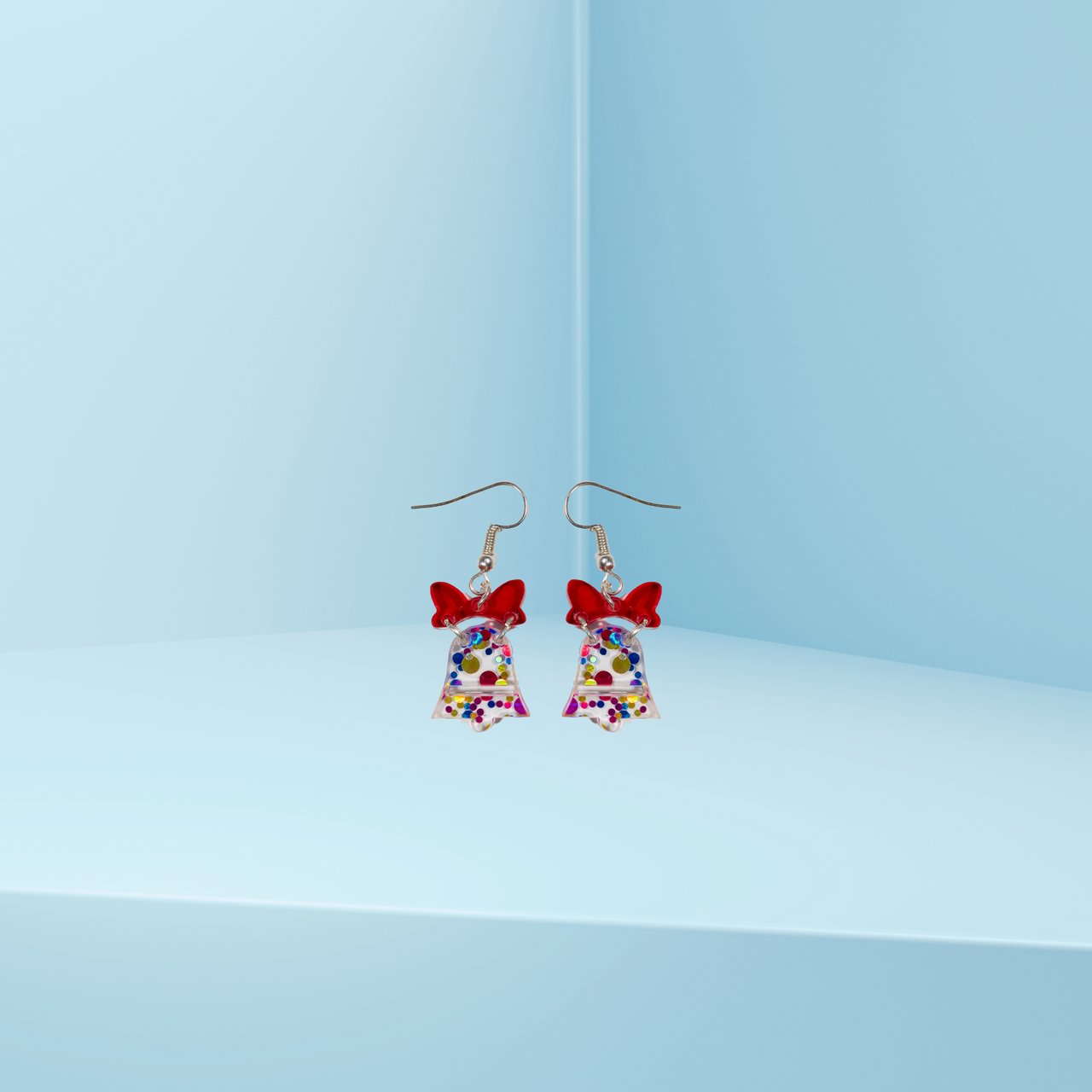 Confetti Bell Earrings - Unicorn Fart Productions