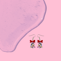 Confetti Bell Earrings - Unicorn Fart Productions