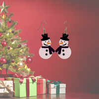 Snowman Earrings - Unicorn Fart Productions