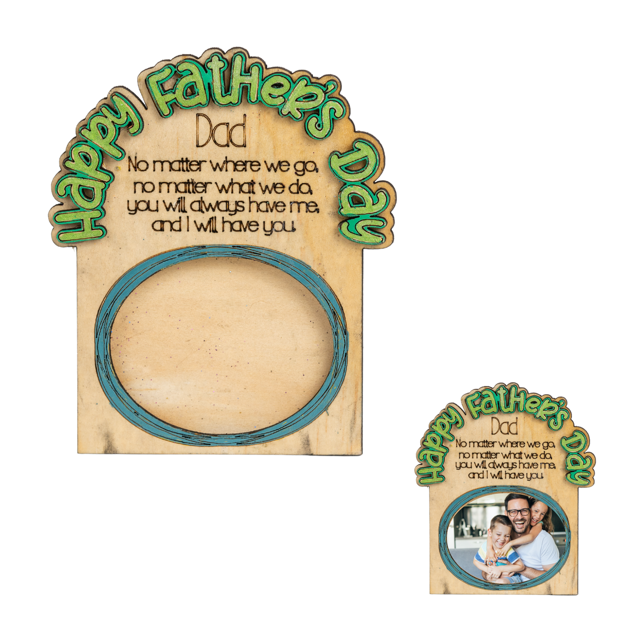 Fathers Day Photo Frame - Dad - Unicorn Fart Productions