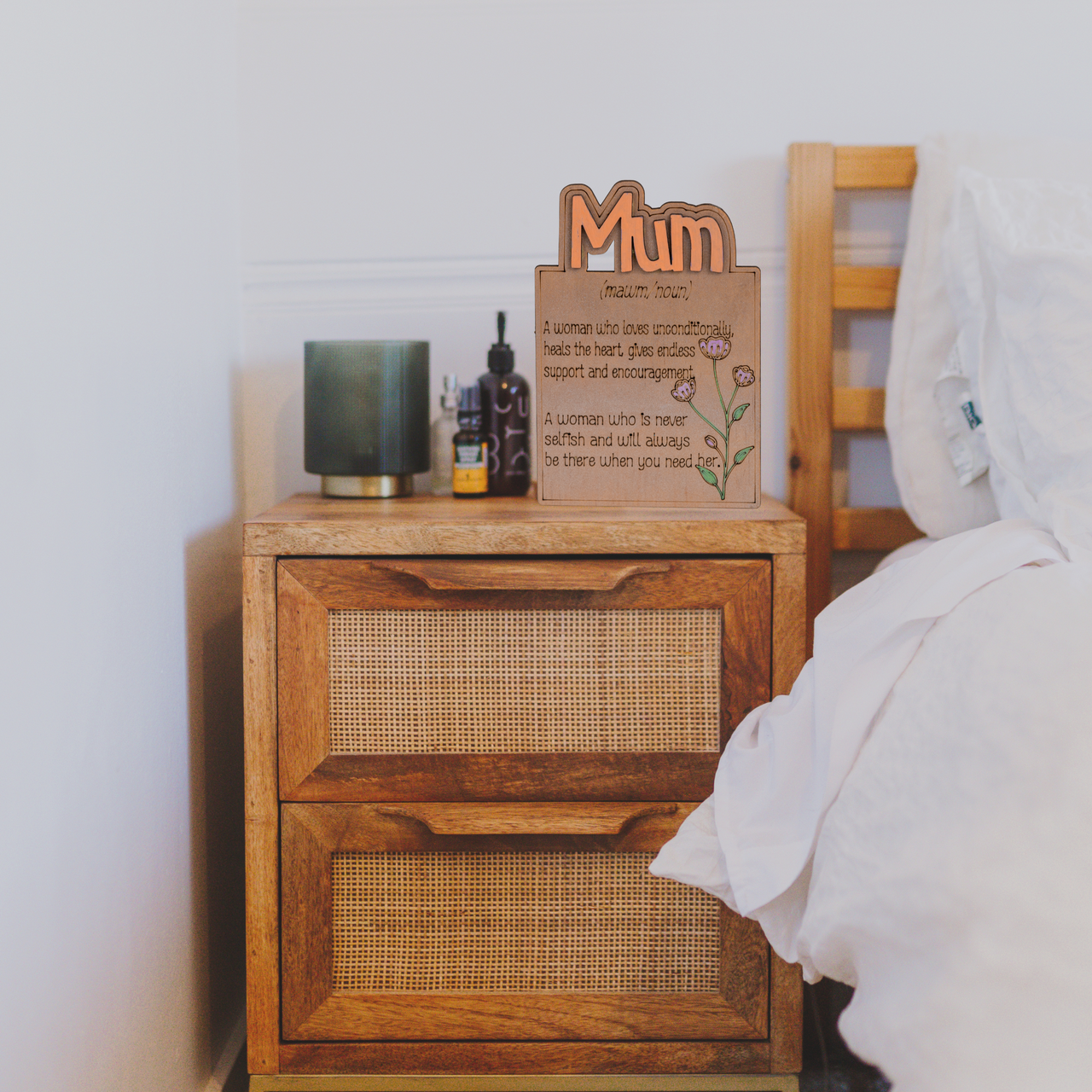 Mother Days Plaque - Mum raised - Unicorn Fart Productions