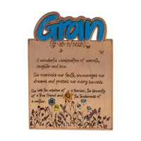 Mother Days Plaque - Gran - Unicorn Fart Productions