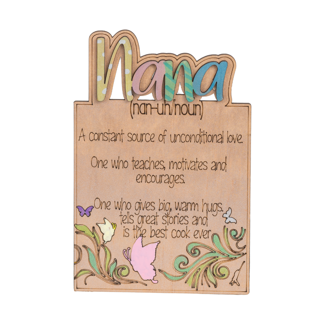 Mother Days Plaque - Nana - Unicorn Fart Productions