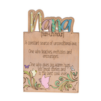 Mother Days Plaque - Nana - Unicorn Fart Productions