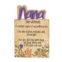 Mother Days Plaque - Nana Noun - Unicorn Fart Productions