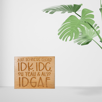 Just so were clear - Unicorn Fart Productions