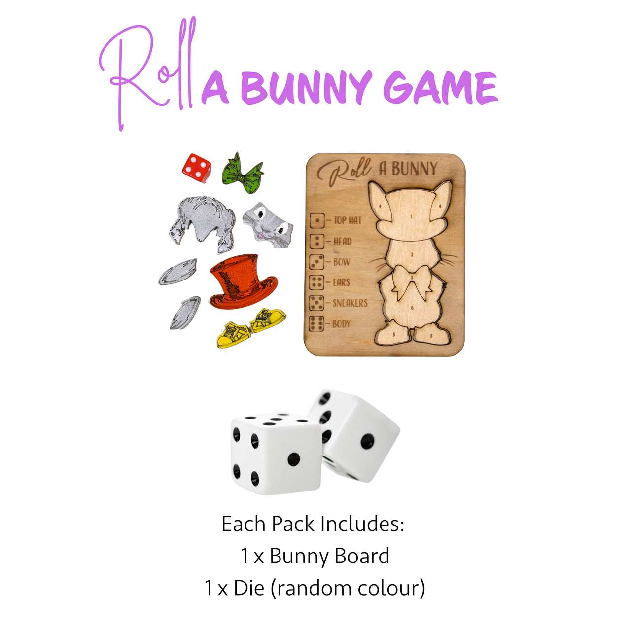 Roll a Bunny Game - Unicorn Fart Productions