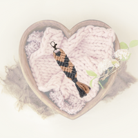 Handmade Macrame Keychain - Unicorn Fart Productions