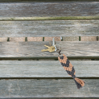 Handmade Macrame Keychain - Unicorn Fart Productions