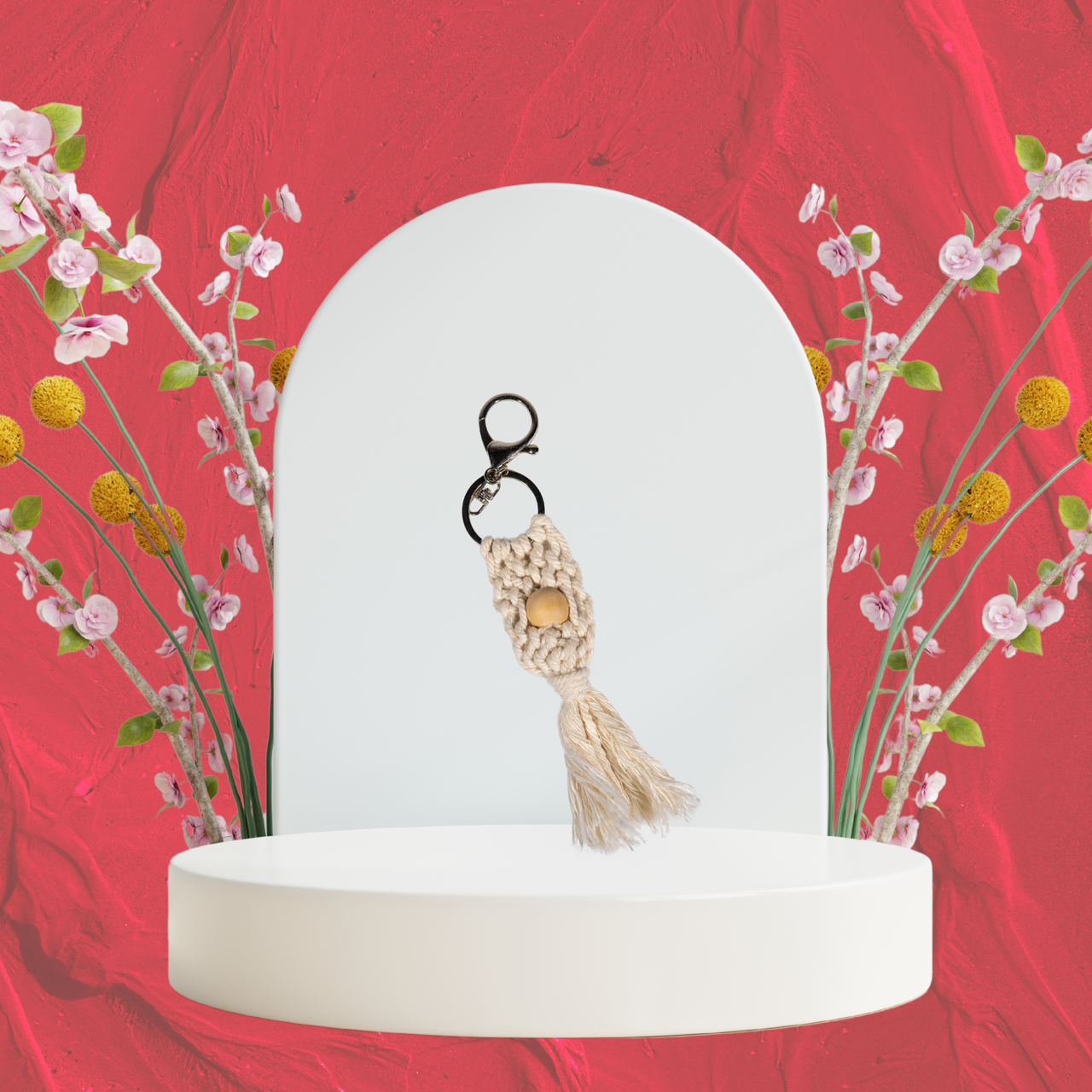 Macrame Keychain - Unicorn Fart Productions