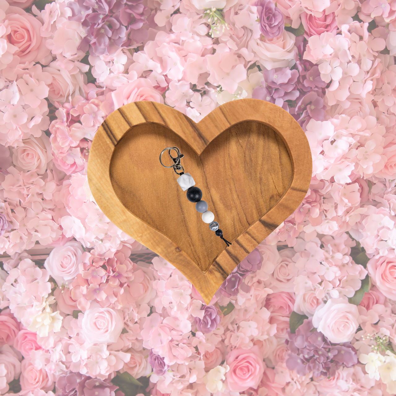 Silicone keychain with clip - Unicorn Fart Productions