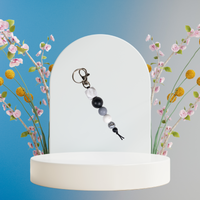 Silicone keychain with clip - Unicorn Fart Productions