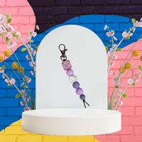 Silicone keychain with clip - Unicorn Fart Productions