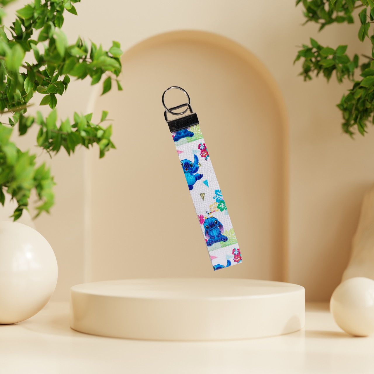 Faux leather keychain Long - Unicorn Fart Productions