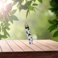 Faux leather keychain Long - Unicorn Fart Productions