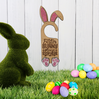 Easter Bunny Door Hanger - Unicorn Fart Productions
