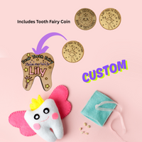 Customised Tooth Fairy Tooth - Unicorn Fart Productions