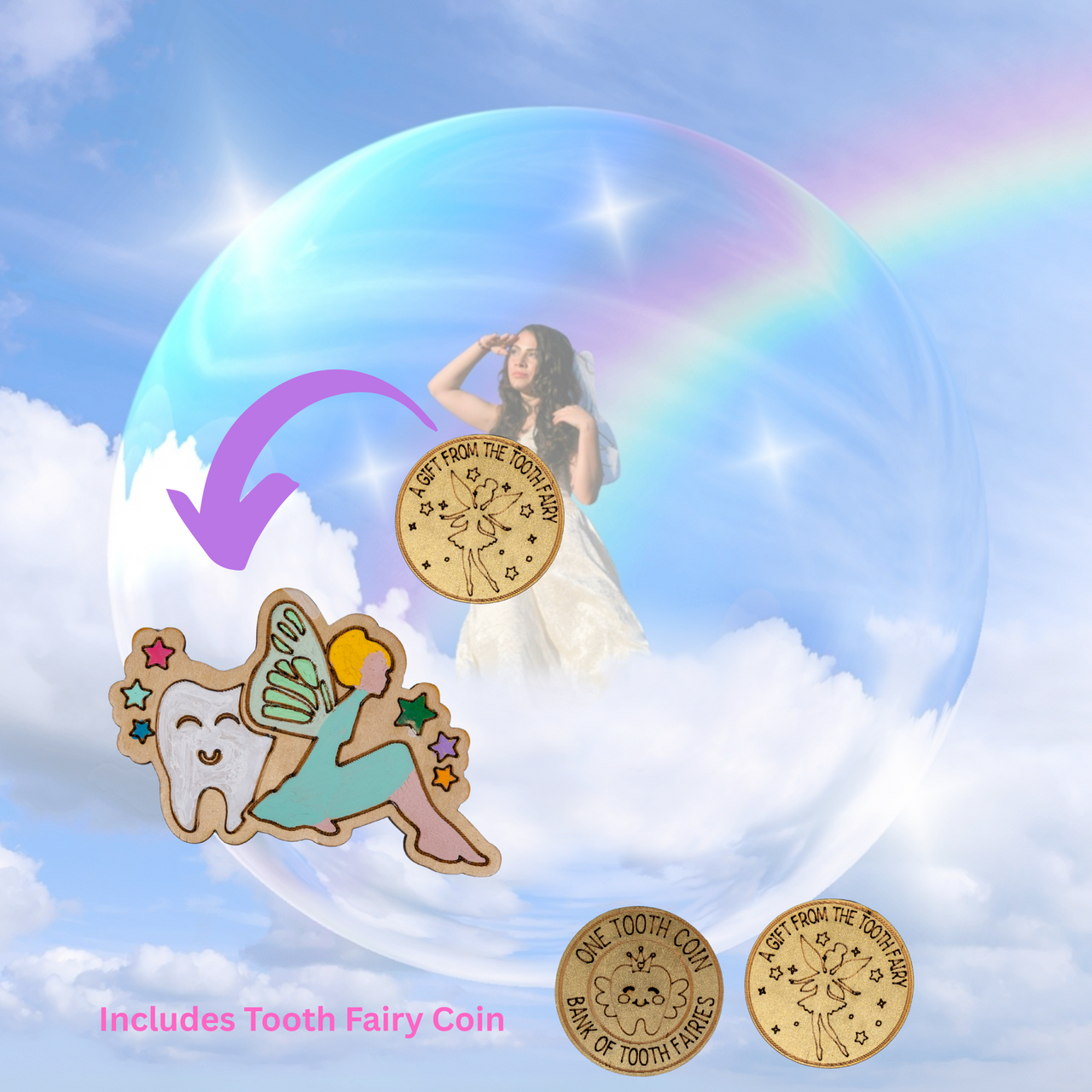 Tooth Fairy Money Tooth - Unicorn Fart Productions