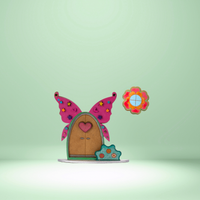 Butterfly Blush Door - Unicorn Fart Productions