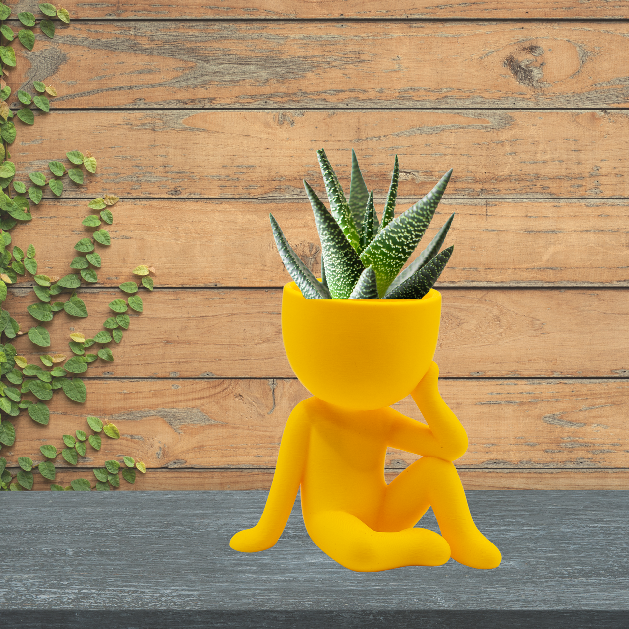 Deep Thinker Planter - Unicorn Fart Productions