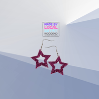 Pink Glitter Stars - Unicorn Fart Productions