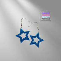 Blue Glitter Star - Unicorn Fart Productions