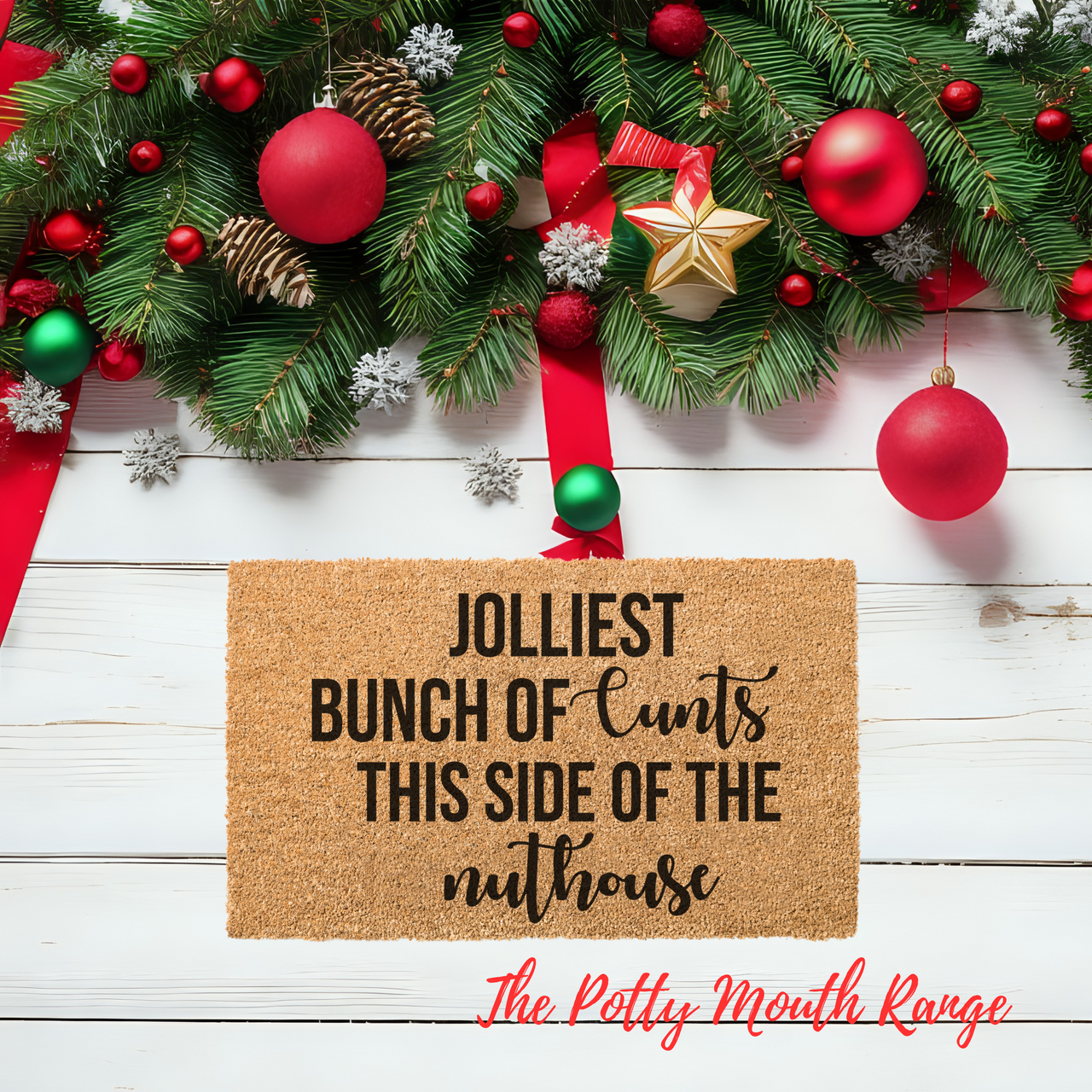 Jolliest Bunch of  Doormat - Unicorn Fart Productions