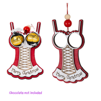 Corset Christmas Ornament - Unicorn Fart Productions