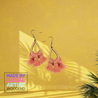 Macramé Earrings - Drop - Unicorn Fart Productions