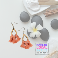 Macramé Earrings - Drop - Unicorn Fart Productions