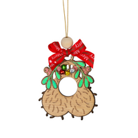 Mistletoe Mischief Ornament - Unicorn Fart Productions