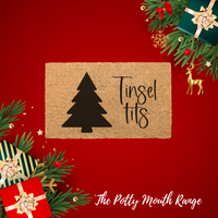 Tinsel Tits Doormat - Unicorn Fart Productions