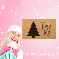 Tinsel Tits Doormat - Unicorn Fart Productions