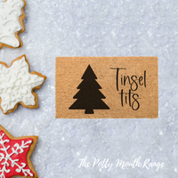 Tinsel Tits Doormat - Unicorn Fart Productions