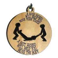 A Good Friend Xmas Tree Decoration - Unicorn Fart Productions