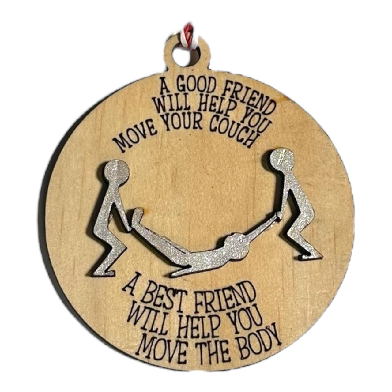 A Good Friend Xmas Tree Decoration - Unicorn Fart Productions