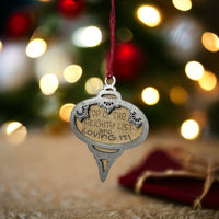 Naughty List Xmas Tree Decoration - Unicorn Fart Productions