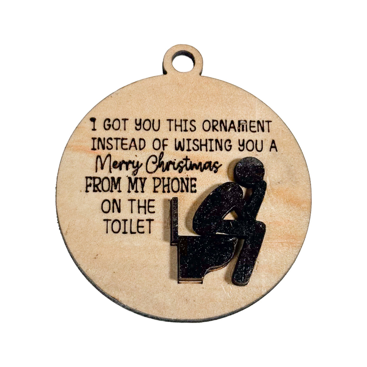 On the Toilet Christmas Tree Decoration - Unicorn Fart Productions