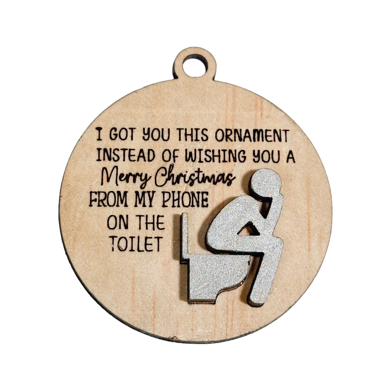 On the Toilet Christmas Tree Decoration - Unicorn Fart Productions