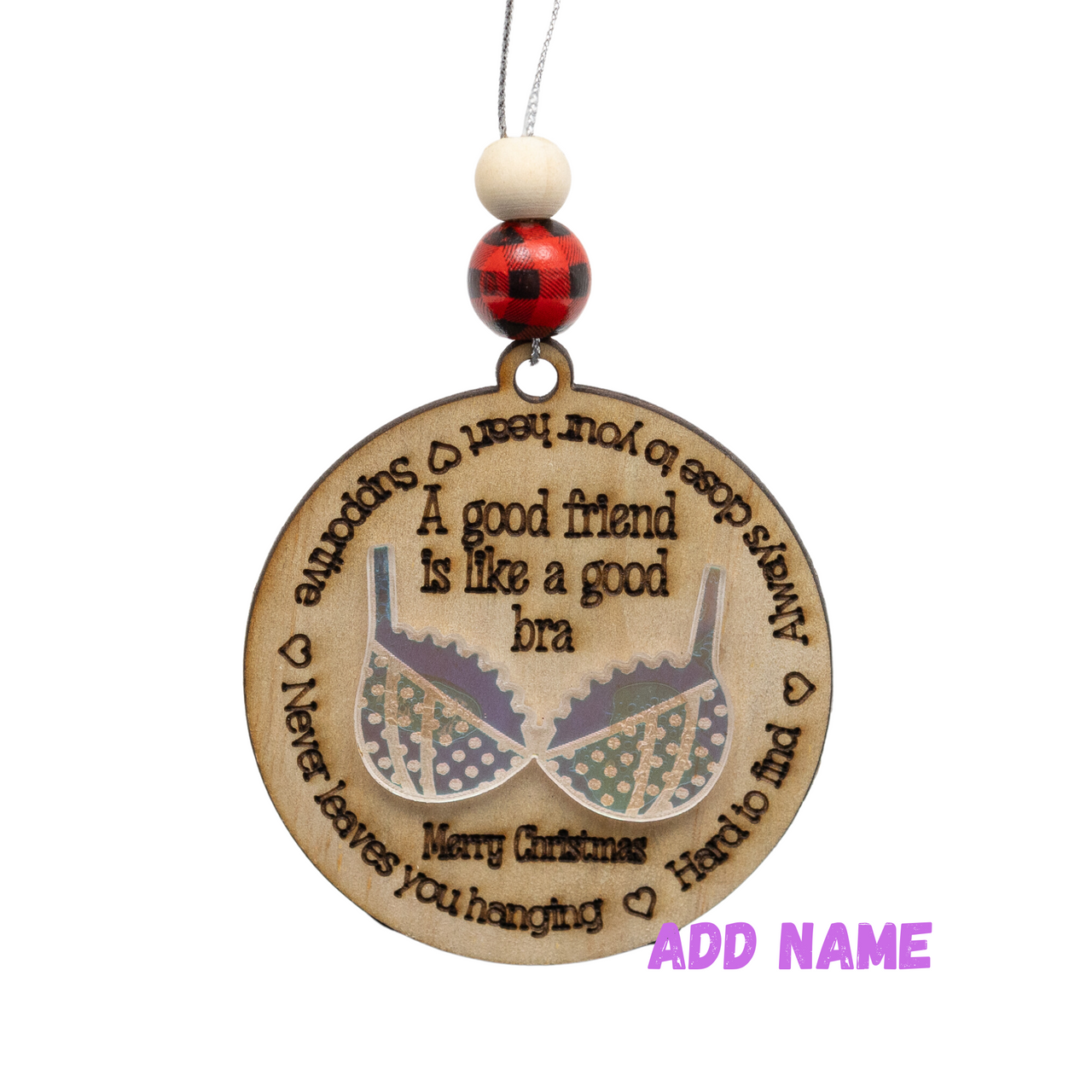 Like a Bra Tree Decoration - Unicorn Fart Productions