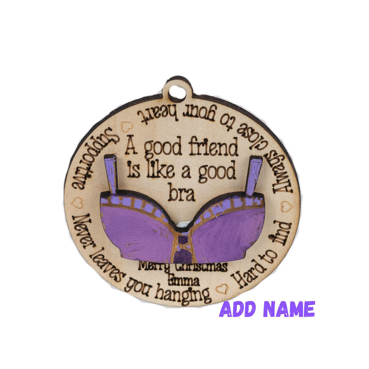 Like a Bra Tree Decoration - Unicorn Fart Productions