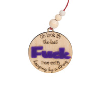 The Last F**k: Hanging by a String Xmas Tree Decoration - Unicorn Fart Productions