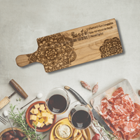 Charcuterie Serving Board with Handle - Unicorn Fart Productions