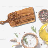 Charcuterie with Tree Serving Board With Handle - Unicorn Fart Productions