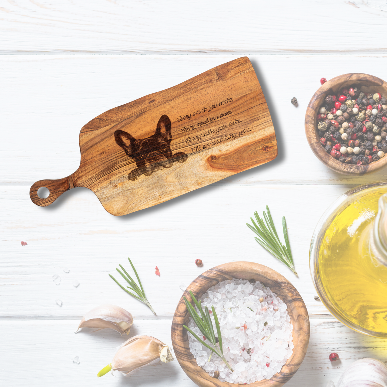 Every Snack, I'll be watching - French Bulldog - Unicorn Fart Productions