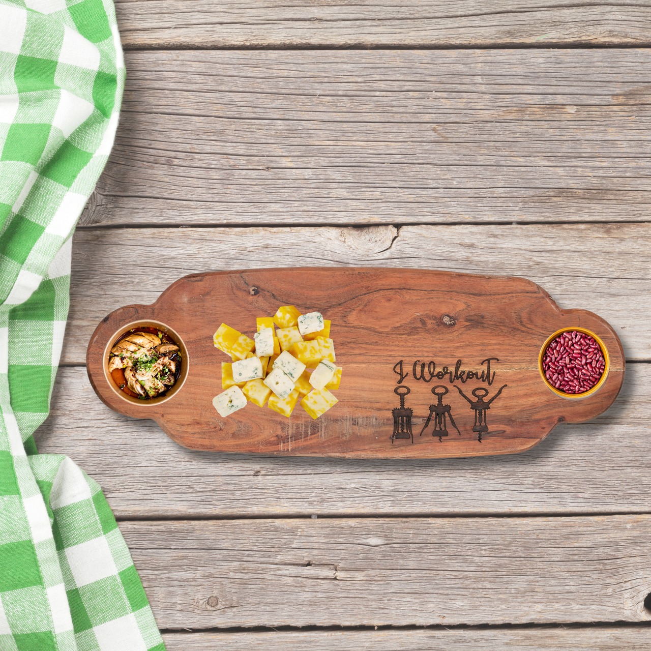 Wooden Board - I Workout - Unicorn Fart Productions