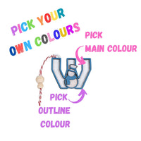 Customised Alphabet Christmas Tree Decorations - Unicorn Fart Productions