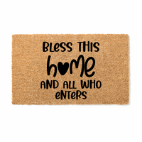 Bless this home Doormat - Unicorn Fart Productions