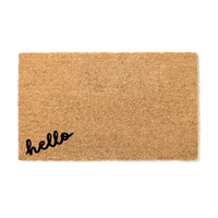 Hello Small  Doormat - Unicorn Fart Productions